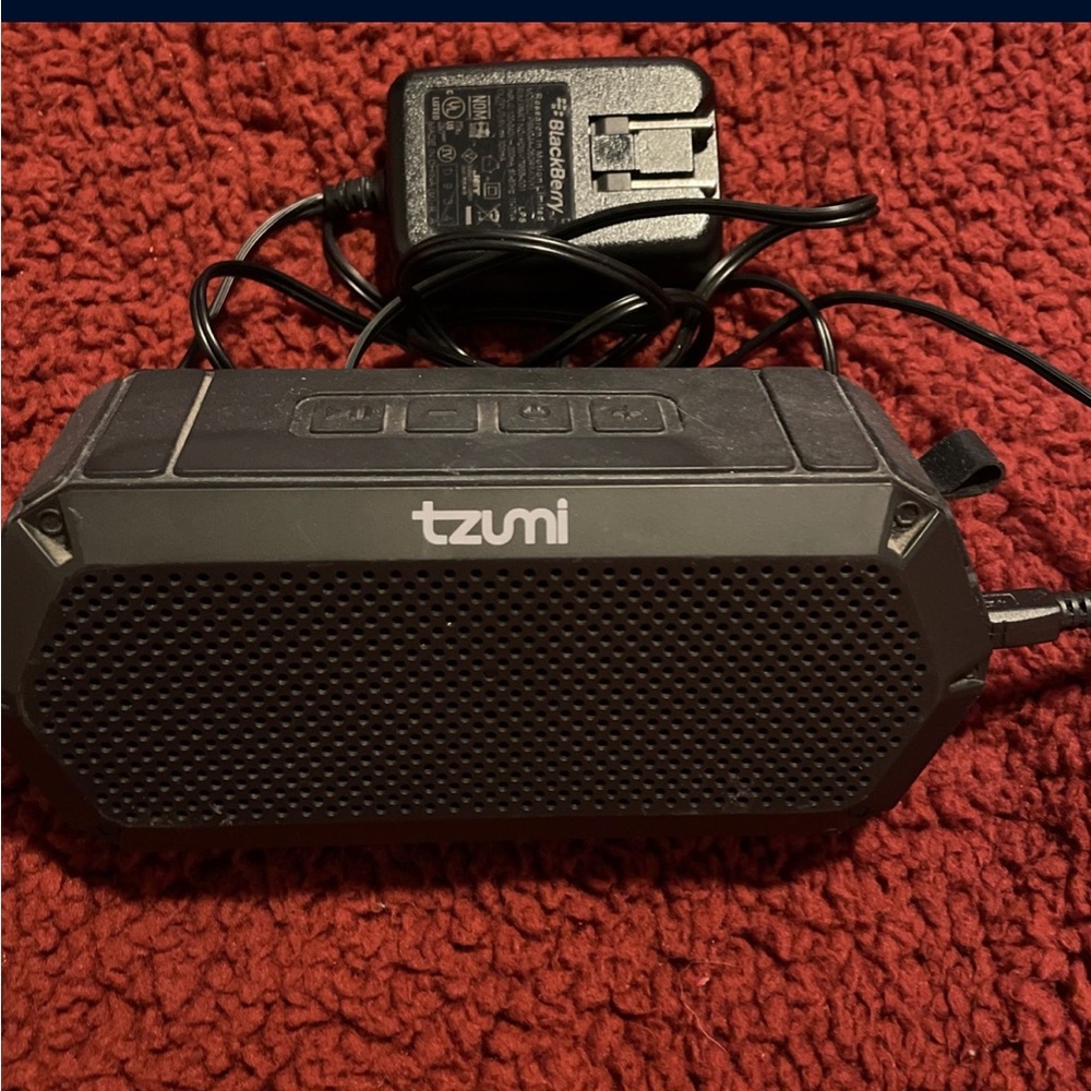 Tzumi Bluetooth Waterproof Outdoor Speaker, Black